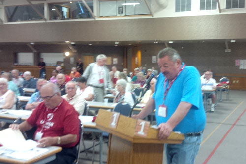 Chris Wilski Speaks on reinstating PCOLA  for our retirees