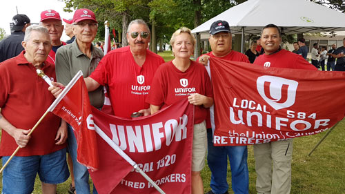 Northstar Protest - Don Barker, Bob Such, Chris Wilski, Jean Simpson, Doug Berry and Arvin Gangwar
